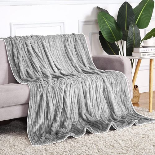 Koc elektryczny 160x180 cm ANGER szary na Arena.pl