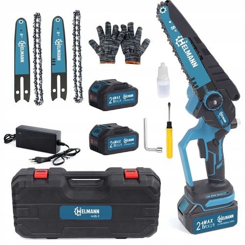 PIŁA ŁAŃCUCHOWA AKUMULATOROWA 8" BEZSZCZOTKOWA PILARKA DO GAŁĘZI na Arena.pl