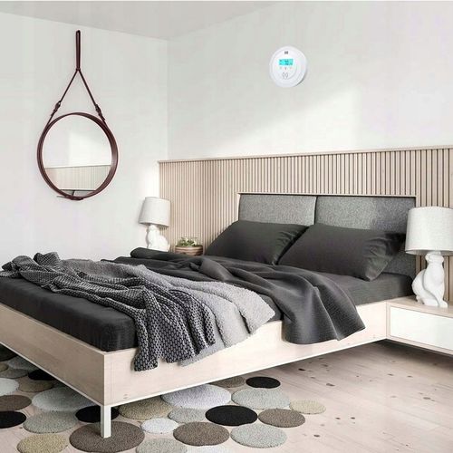 CZUJNIK CZADU GAZU WYKRYWACZ DETEKTOR TLENKU WĘGLA BEZPRZEWODOWY LCD ALARM na Arena.pl