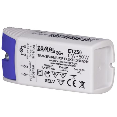 Transformator elektroniczny ETZ-50 Zamel na Arena.pl
