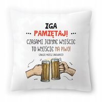 Poduszka Dla Igi Na Urodziny Imieniny Prezent Z Nadrukiem Ze Zdjęciem