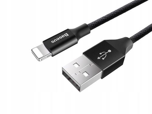 Kabel Baseus Yiven Lightning 120cm 2A - czarny na Arena.pl