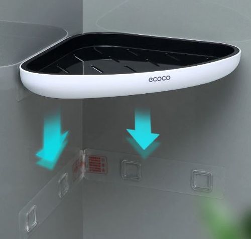 PÓŁKA ŁAZIENKOWA NAROŻNA POD PRYSZNIC ECOCO na Arena.pl