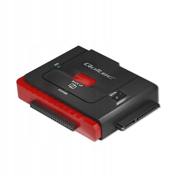 Qoltec Adapter USB 3.0 do IDE SATA III Szybka transmisja danych zdjęcie 5