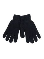 Rękawiczki męskie wełniane czarne 25 YOCLUB