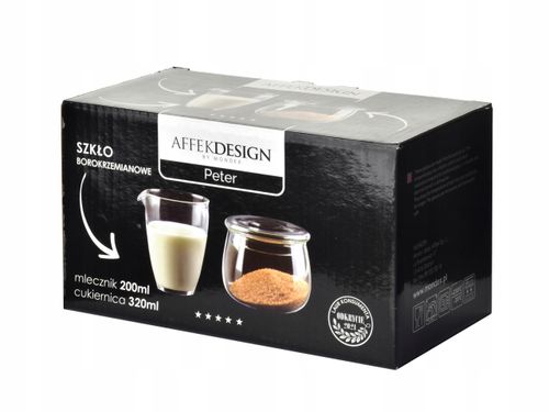 Cukiernica Affek Design Peter szkło 300 ml na Arena.pl