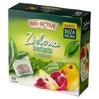 BIG-ACTIVE HERBATA ZIELONA 40TB PIGWA-GRANAT 60G