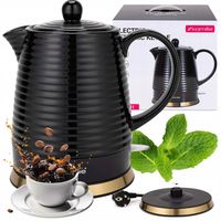 Mały Czajnik Elektryczny Ceramiczny Czarny 1200 W 1,2 L