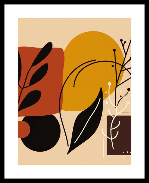 Plakat 50x65cm Ciepłe Kontury zdjęcie 3