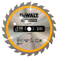Tarcza do drewna DeWalt DT1947 136x10mm