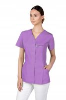 Żakiet medyczny damski kryte napy HAFT z TWOIM LOGO NAPISEM 10 szt