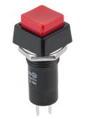 Przełącznik przycisk ON-OFF 12A czerwony C.E