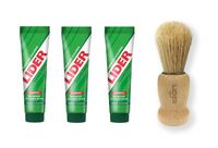 LIDER CLASSIC KREM DO GOLENIA ZIELONY 3x65g+PĘDZEL