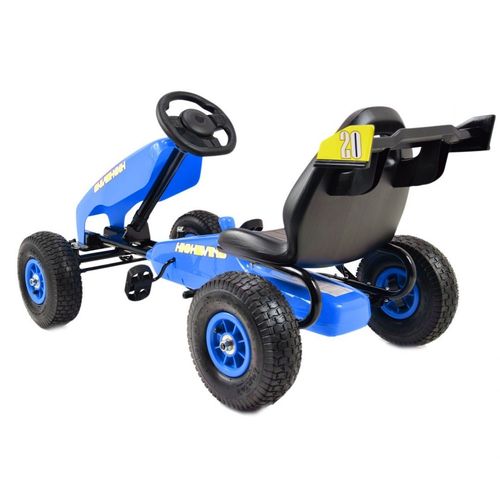 NAJNOWSZY GOKART NA PEDAŁY, KOŁA POMPOWANE, HAMULCE/G202 na Arena.pl