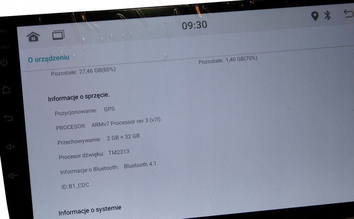 Radio dotykowe 9cali samochodowe 2/32gb USB GPS WiFi Bluetooth Android Auto zdjęcie 12
