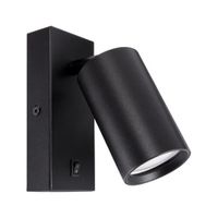 Kinkiet LAMPA ścienna DARIA WLL 04094 Ideus regulowana OPRAWA metalowa tuba loft czarna