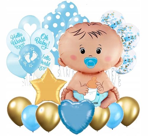 BALONY zestaw powitanie WITAJ W DOMU baner IMIĘ na Arena.pl