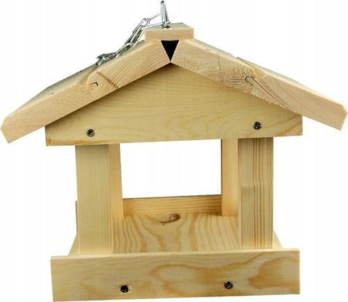 Karmnik dla ptaków do samodzielnego montażu – solidny, drewniany na Arena.pl