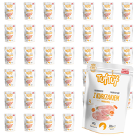 MOKRA KARMA DLA PSA TufTuf SASZETKA MIELONKA KURCZAK MARCHEWKA 40x300G