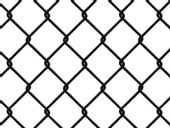 Siatka powlekana PCV - wys. 1,00 m , drut 3,7 mm - czarna - 10m