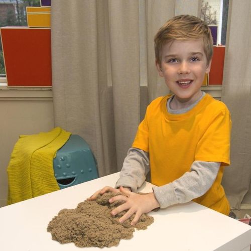 Kinetic Sand - brązowy piasek 910g na Arena.pl