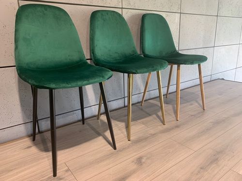 Krzesło tapicerowane GIULIA VELVET GREEN na Arena.pl