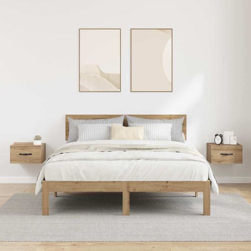 Szafka Nocna z szufladą 2 pcs dąb artisan 35 x 35 x 20 cm na Arena.pl