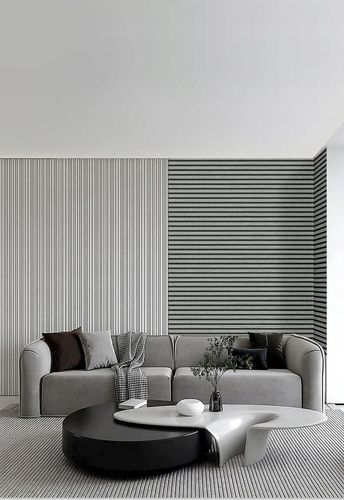 TAPETA LAMEL PANELE ŚCIENNE DREWNIANE 3D WINYLOWA IMITACJA DESKI 45cm x 10m na Arena.pl