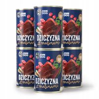 John Dog Berry Line Dziczyzna z malinami 6x400g