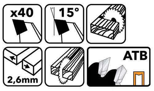 TARCZA WIDIOWA DO DREWNA PIŁY PIŁA 210 X 30 MM 40Z na Arena.pl