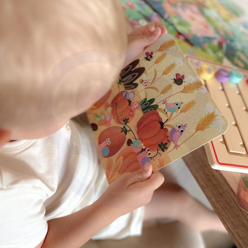 DLA DZIECI DREWNIANA GRA NAUKA LICZENIA ZWIERZĄTKA na Arena.pl