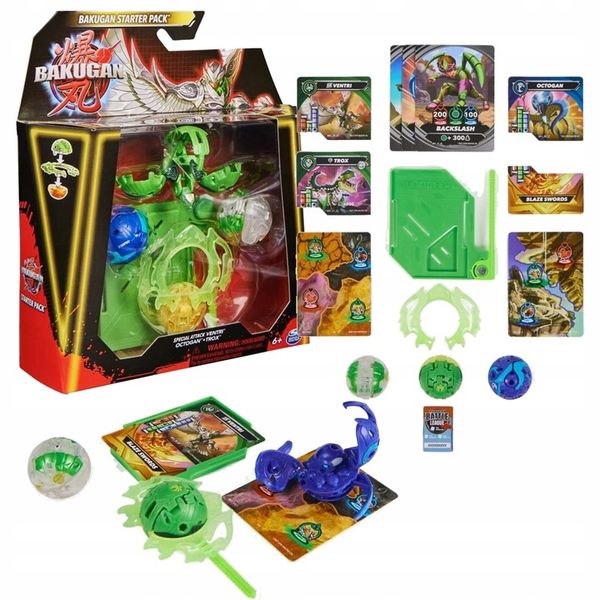BAKUGAN ZESTAW STARTOWY 3 FIGURKI SPECIAL ATTACK zdjęcie 1