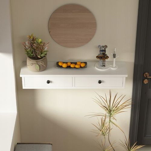 Ścienna szafka biała półka wisząca loft na Arena.pl