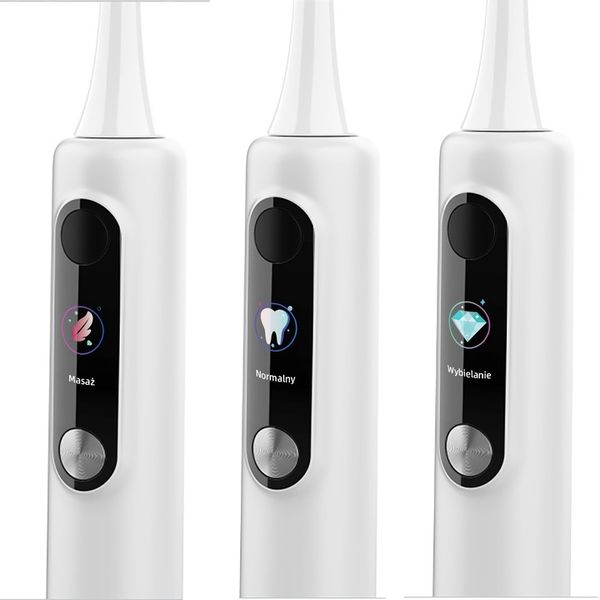 SZCZOTECZKA SONICZNA DO ZĘBÓW ELEKTRYCZNA POLSKIE MENU TRYB INDYWIDUALNY zdjęcie 13
