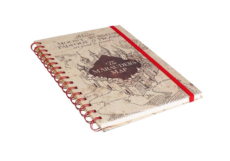 Harry Potter Mapa Huncwotów - notes 14,8x21 cm zdjęcie 4