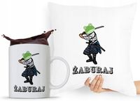 Zestaw Poduszka + Kubek Śmieszny Zabawny Prezent Z Nadrukiem Ze Zdjęciem