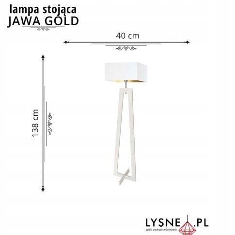 Lampa podłogowa stojąca JAWA GOLD na Arena.pl