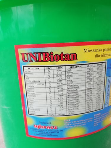 UniBiotan Witaminy dla zwierząt Univit Unipasz 10k na Arena.pl