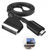 Kabel adapter konwerter z Euro Scart do HDMI