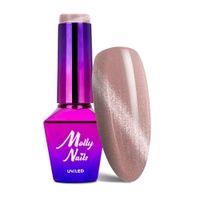 Lakier hybrydowy LED/UV Gel Polish MollyNails Crystal Cat Eye Nr 164 8g