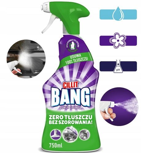 cillit bang power cleaner tłuszcz i smugi 750ml spray na Arena.pl