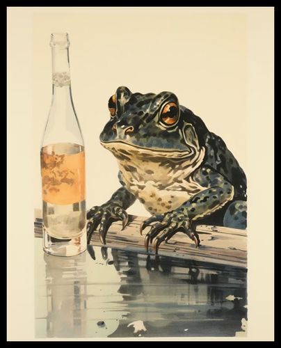 Plakat 40x50cm Refleksje Błotniaka na Arena.pl