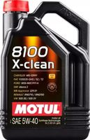 MOTUL 8100 X-CLEAN C3 5W40 API SN DEXOS2 5L