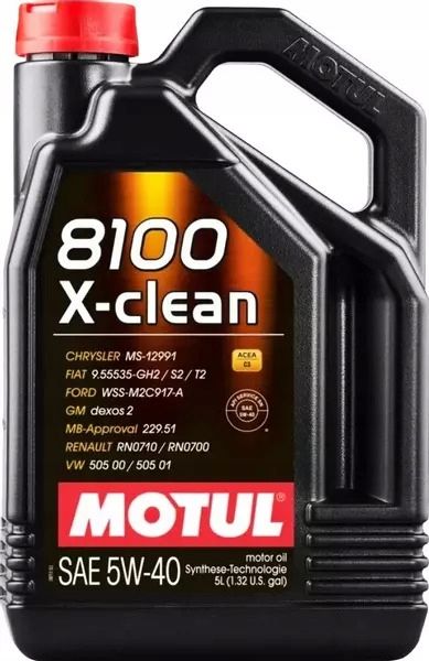 MOTUL 8100 X-CLEAN C3 5W40 API SN DEXOS2 5L zdjęcie 1