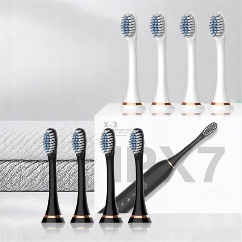 SZCZOTECZKA SONICZNA DO ZĘBÓW ELEKTRYCZNA Z MASAŻEM 4 KOŃCÓWKI 6 TRYBÓW na Arena.pl