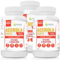ACEROLA 250mg Naturalna Witamina C DO SSANIA 3x120
