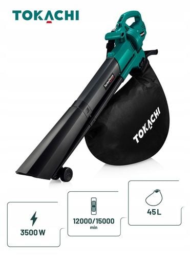 DMUCHAWA ELEKTRYCZNA DO LIŚCI 3500W OGRODOWA 3W1 ODKURZACZ na Arena.pl