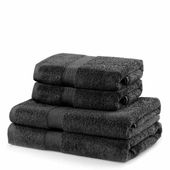 TOWEL/MARINA/CHARCOAL/SET2*70x140+2*50x100