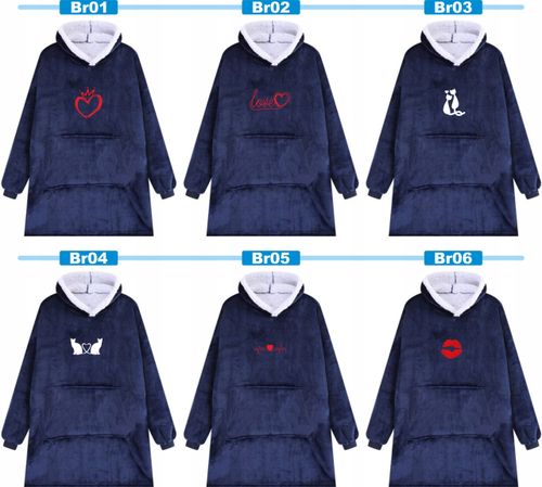 KOCOBLUZA BLUZA KOC 2w1 OVERSIZE Z HAFTEM PREZENT personalizowany na Arena.pl