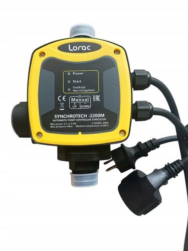 Inteligentny automatyczny sterownik pompy start/stop Lorac Synchrotech 2200 na Arena.pl